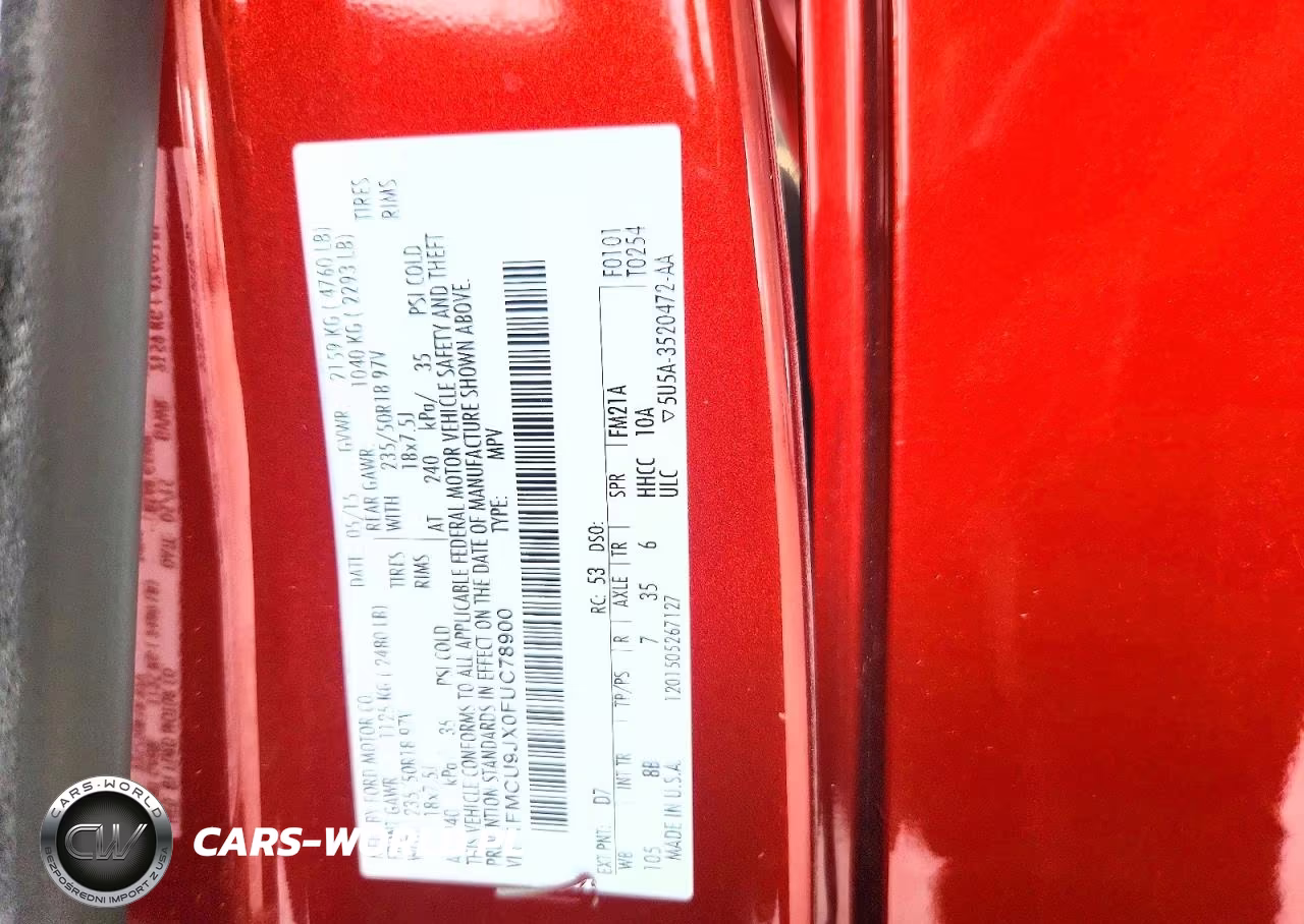2015 Ford Escape Titanium VIN:1FMCU9JX0FUC78900 - 13