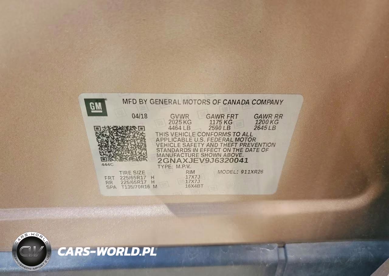 2018 Chevrolet Equinox Lt VIN:2GNAXJEV9J6320041 - 13