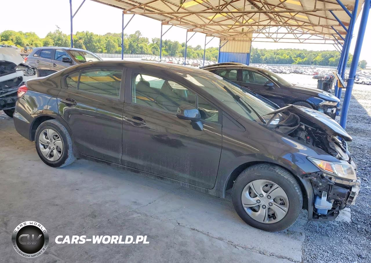 2013 Honda Civic Lx VIN:2HGFB2F55DH535413 - 4