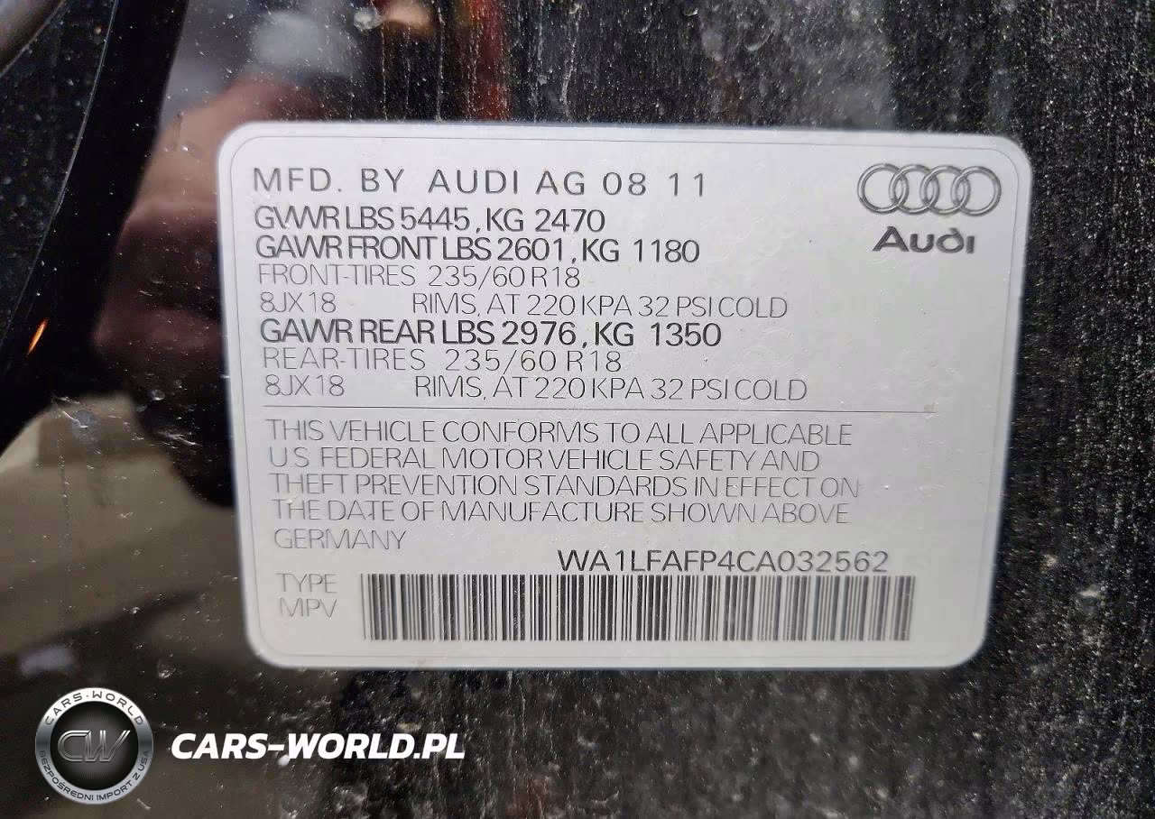 2012 Audi Q5 Premium Plus VIN:WA1LFAFP4CA032562 - 13