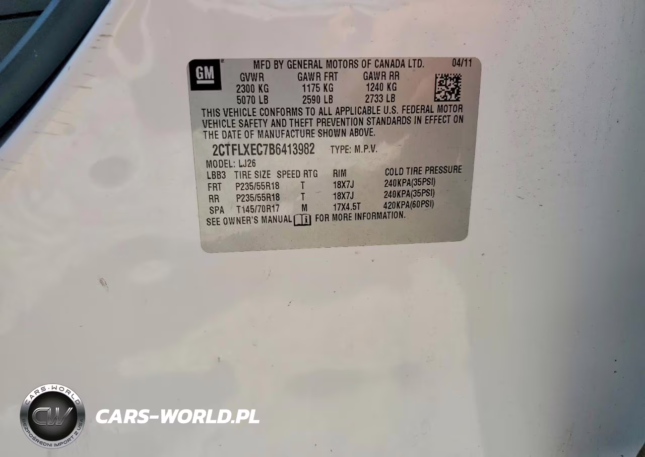2011 GMC Terrain Slt VIN:2CTFLXEC7B6413982 - 13