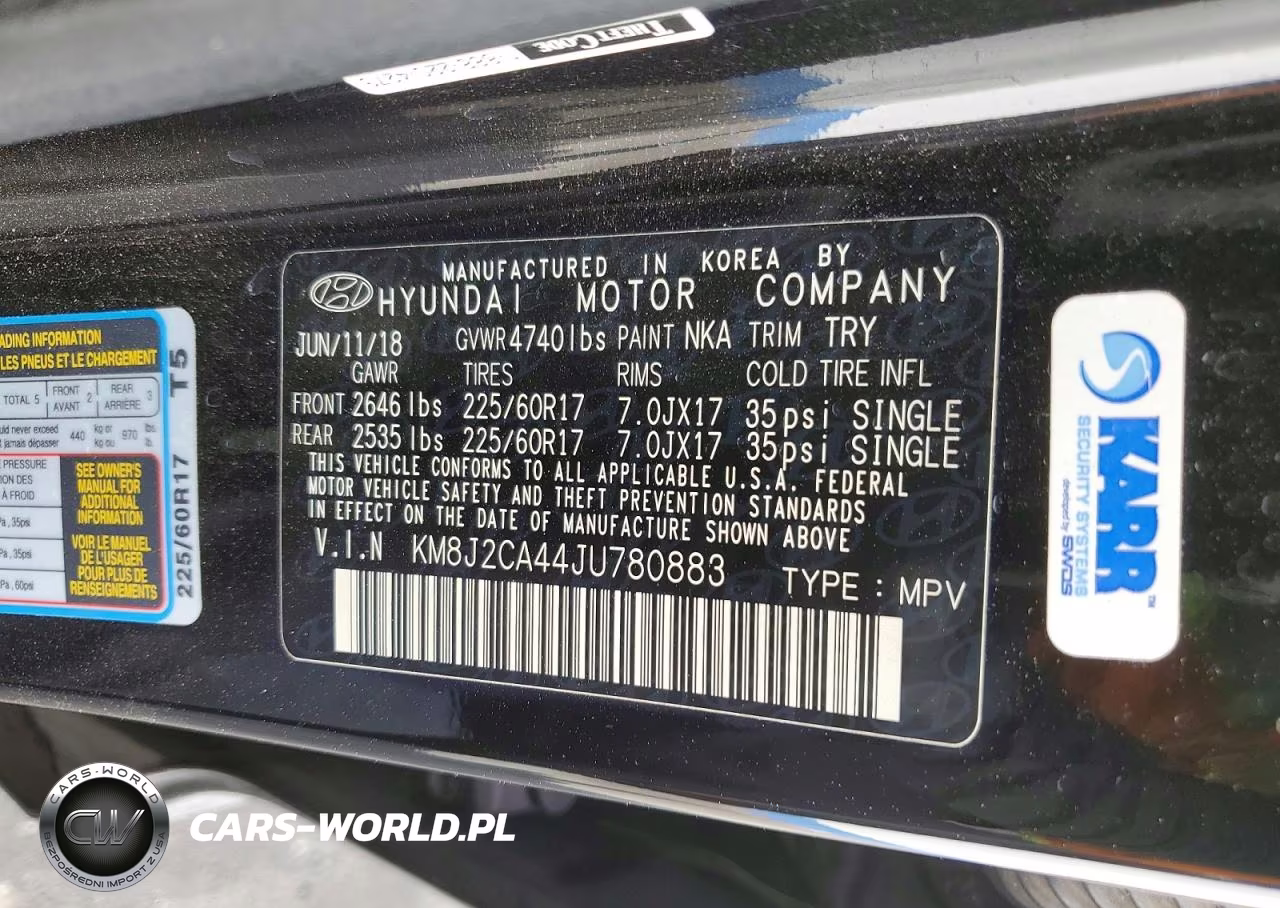 2018 Hyundai Tucson Se VIN:KM8J2CA44JU780883 - 13