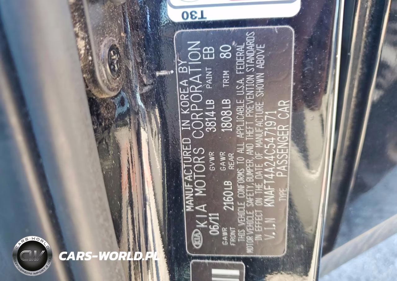 2012 Kia Forte Lx VIN:KNAFT4A24C5471971 - 13