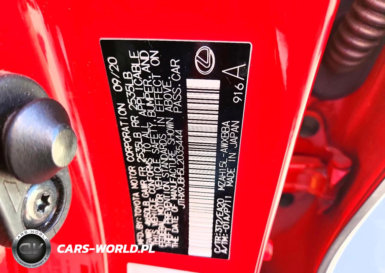 2020 Lexus Ux 250H VIN:JTHX9JBH5L2035444 - 13