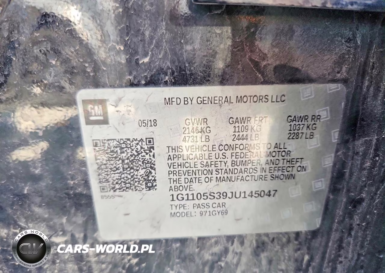 2018 Chevrolet Impala Lt VIN:1G1105S39JU145047 - 12