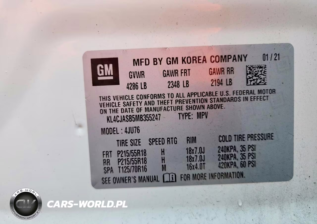 2021 Buick Encore Preferred VIN:KL4CJASB5MB355247 - 12