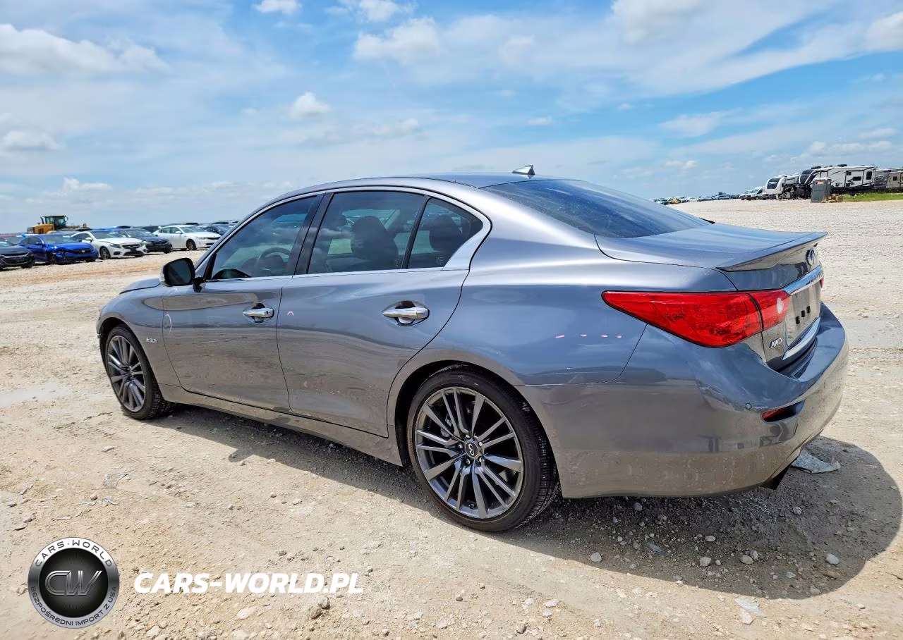 2016 Infiniti Q50 Red Sport 400 VIN:JN1FV7AR7GM450882 - 2