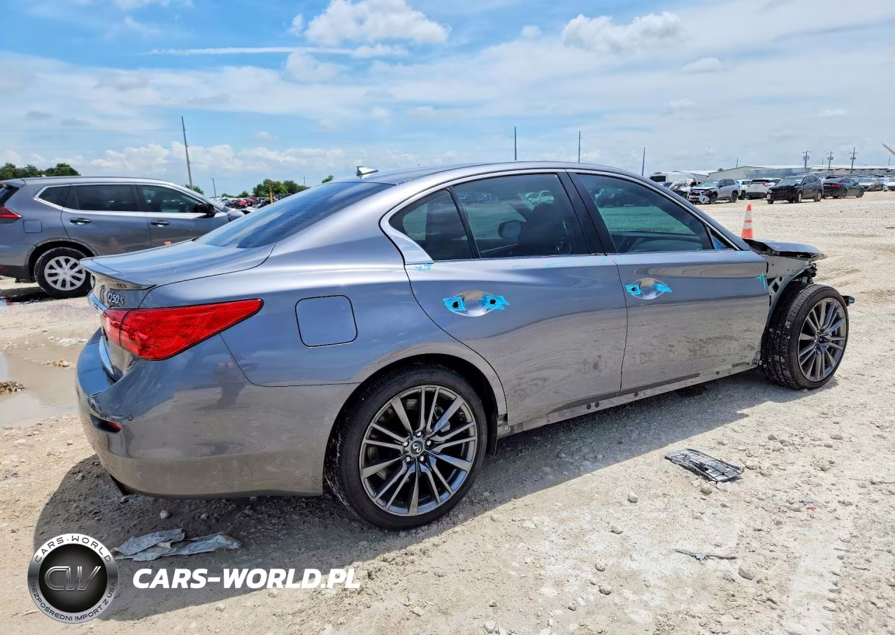 2016 Infiniti Q50 Red Sport 400 VIN:JN1FV7AR7GM450882 - 3