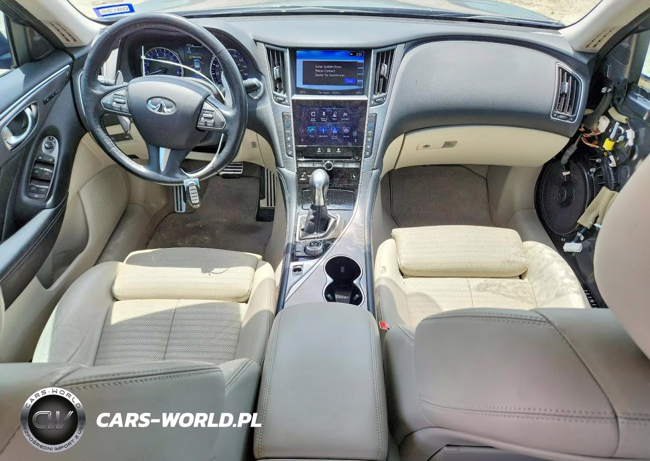 2016 Infiniti Q50 Red Sport 400 VIN:JN1FV7AR7GM450882 - 8