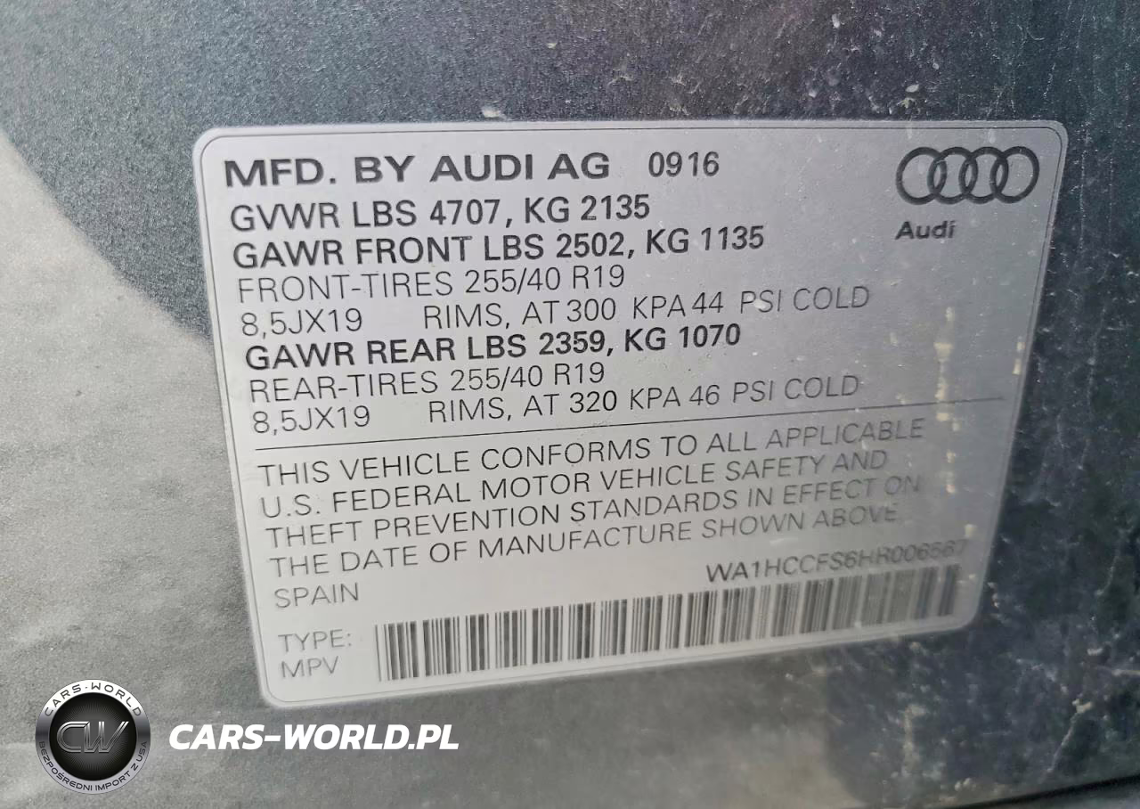2017 Audi Q3 Premium Plus VIN:WA1HCCFS6HR006567 - 13