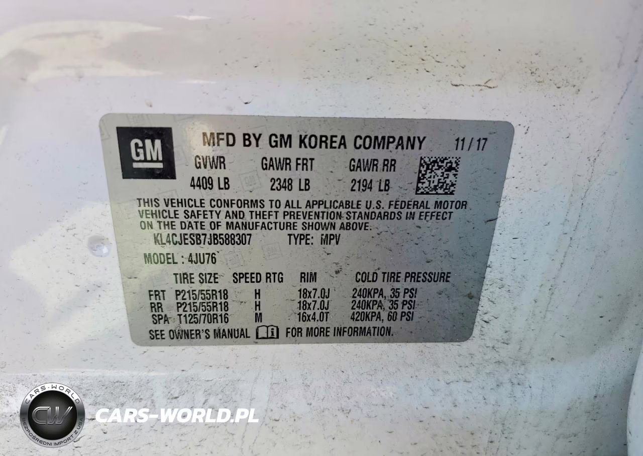 2018 Buick Encore Preferred VIN:KL4CJESB7JB588307 - 13