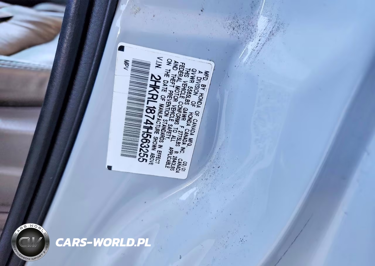2001 Honda Odyssey VIN:2HKRL18741H563255 - 13