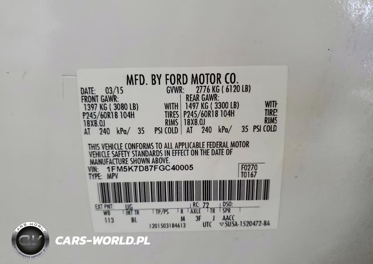 2015 Ford Explorer Xlt VIN:1FM5K7D87FGC40005 - 13