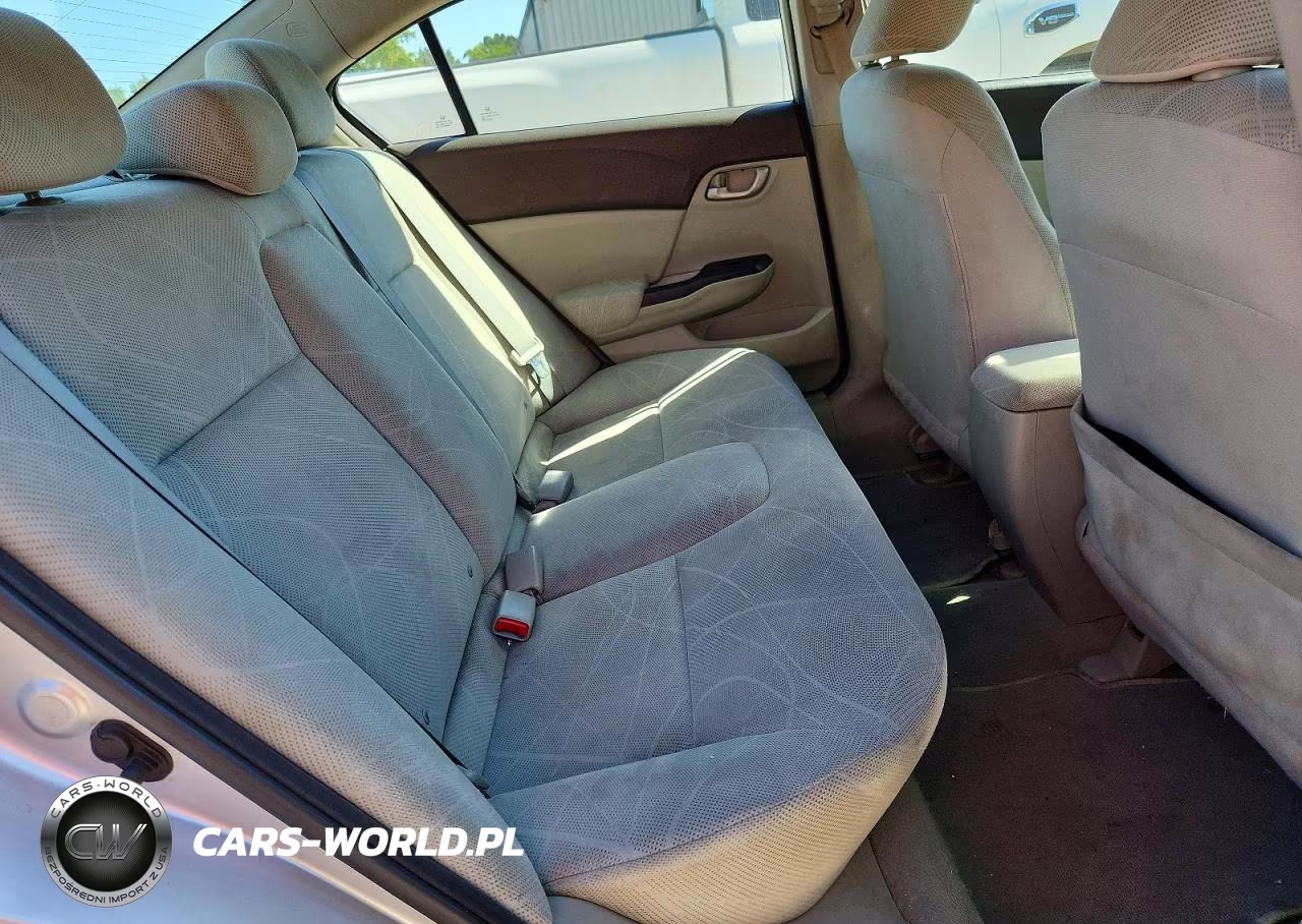 2012 Honda Civic Lx VIN:2HGFB2F51CH301672 - 10