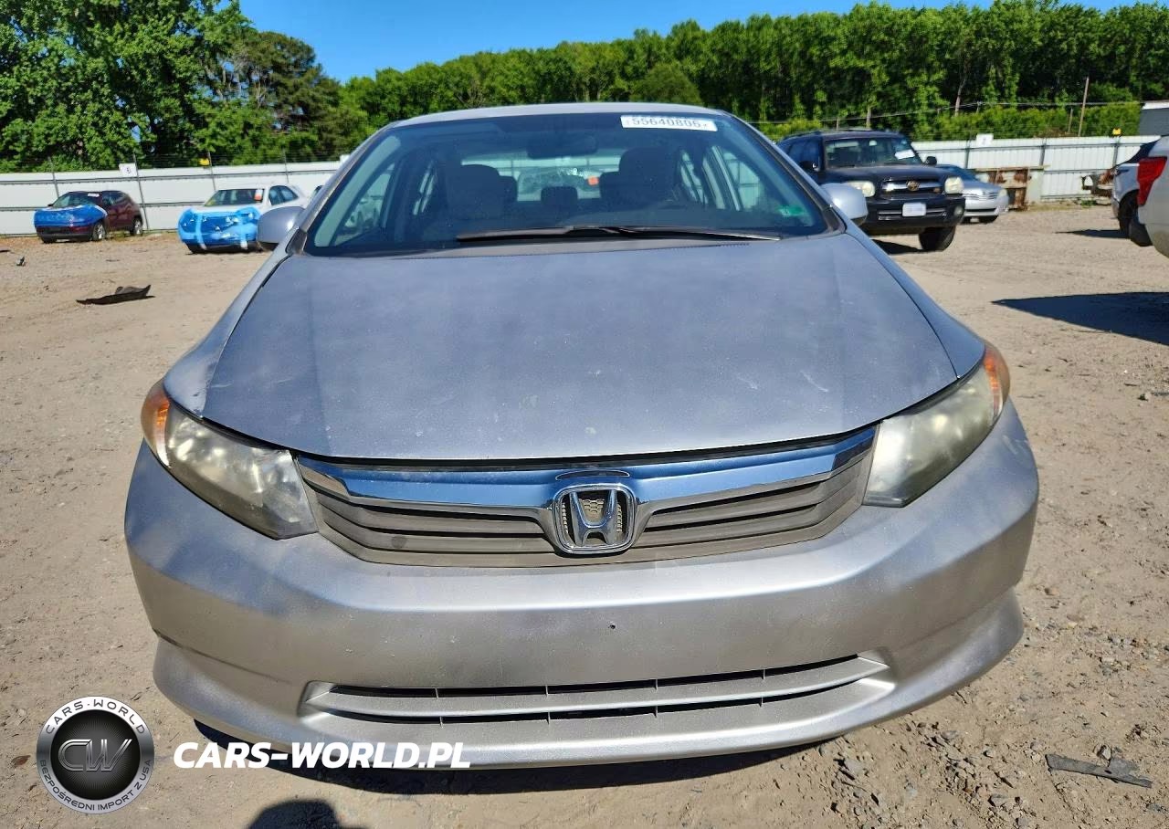 2012 Honda Civic Lx VIN:2HGFB2F51CH301672 - 5