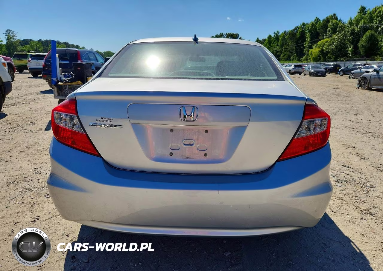 2012 Honda Civic Lx VIN:2HGFB2F51CH301672 - 6