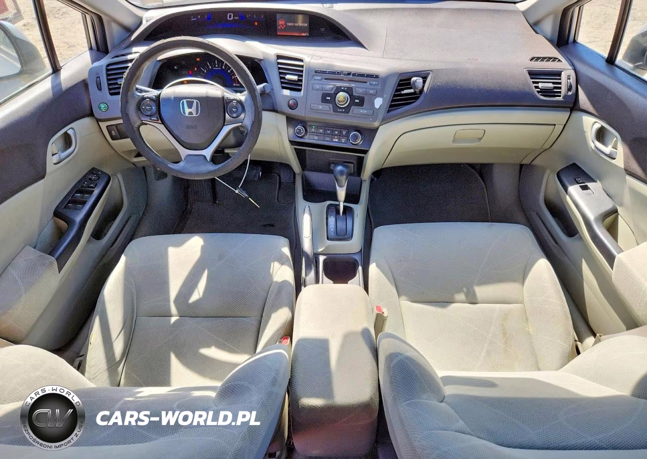 2012 Honda Civic Lx VIN:2HGFB2F51CH301672 - 8
