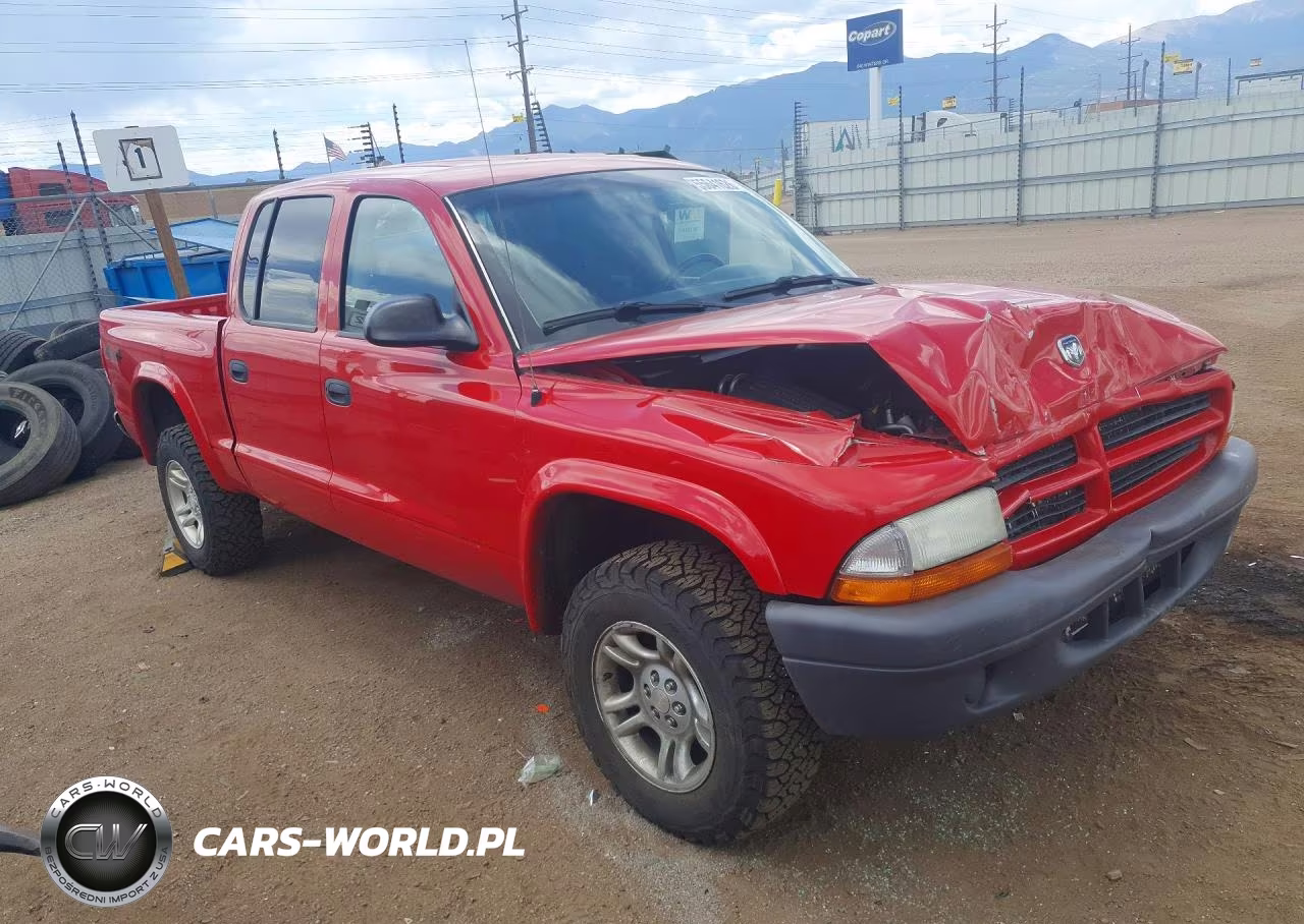 2003 Dodge Dakota Quad Sport VIN:1D7HG38X83S235276 - 4