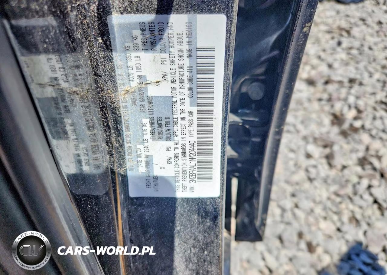 2021 Mazda 3 VIN:3MZBPAAL1MM204440 - 12