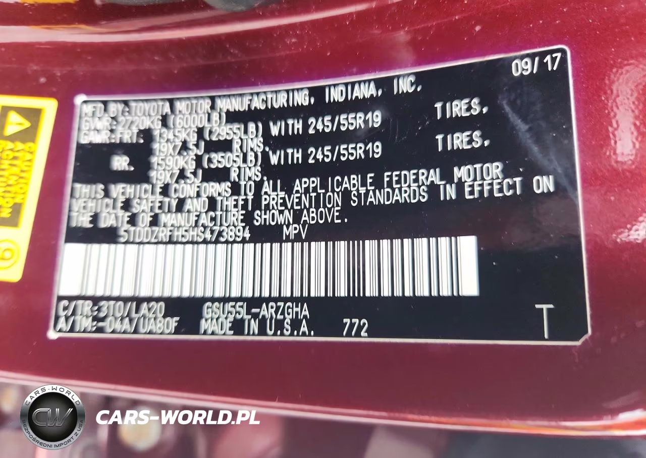 2017 Toyota Highlander Limited VIN:5TDDZRFH5HS473894 - 13