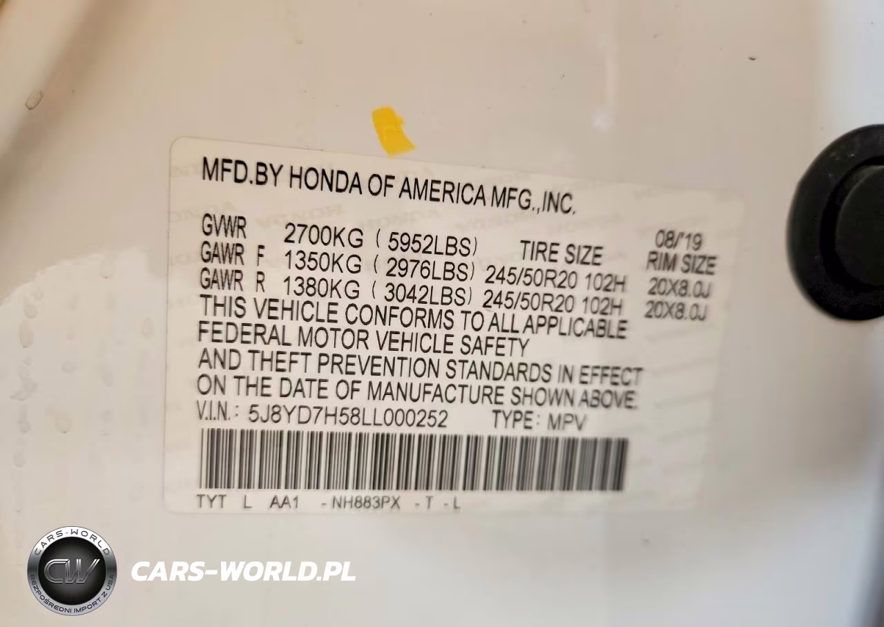 2020 Acura Mdx Sport Hybrid Technology VIN:5J8YD7H58LL000252 - 14