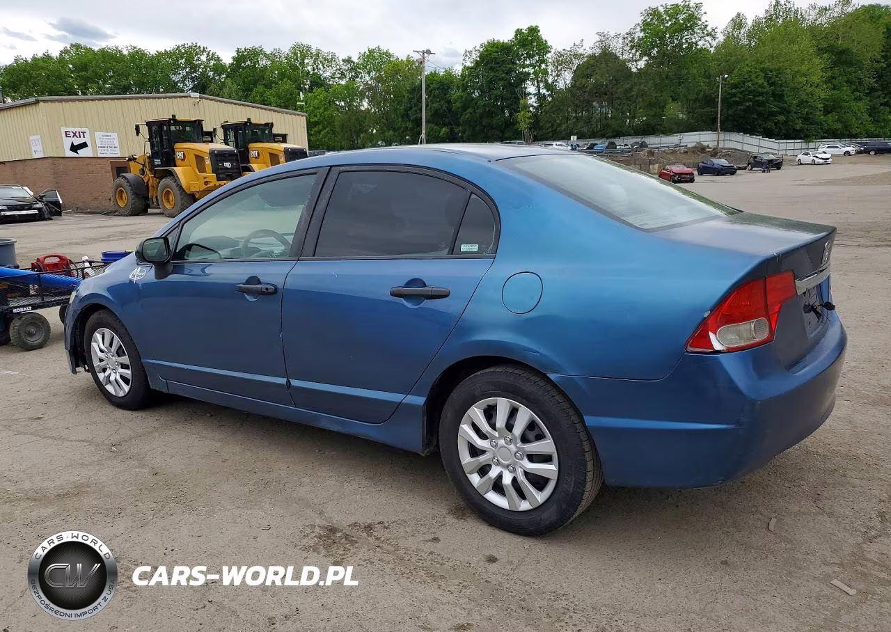 2009 Honda Civic Vp VIN:2HGFA16329H349346 - 2