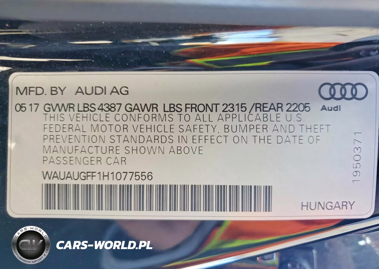 2017 Audi A3 Premium VIN:WAUAUGFF1H1077556 - 13