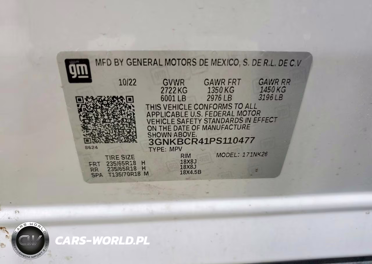 2023 Chevrolet Blazer VIN:3GNKBCR41PS110477 - 13