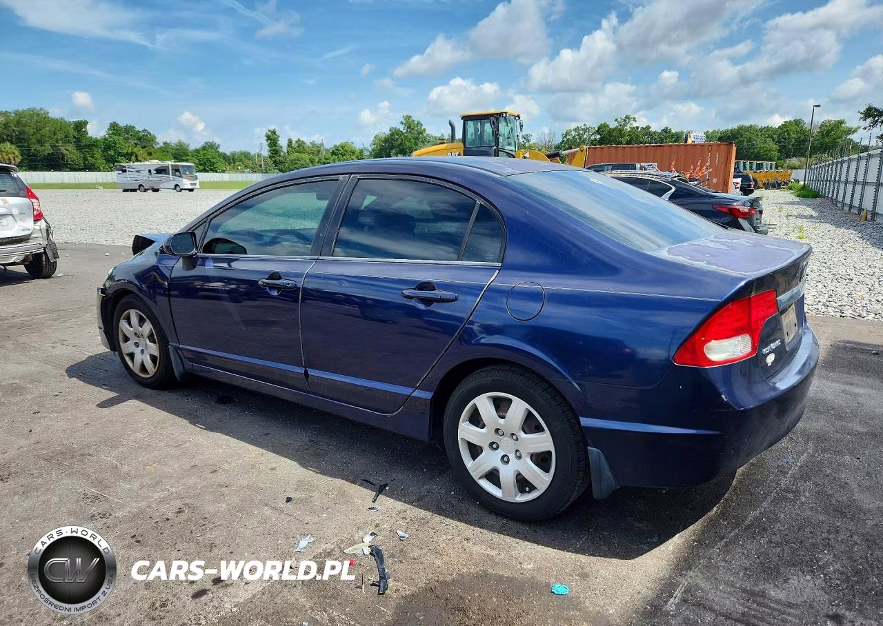 2010 Honda Civic Lx VIN:2HGFA1F57AH580054 - 2