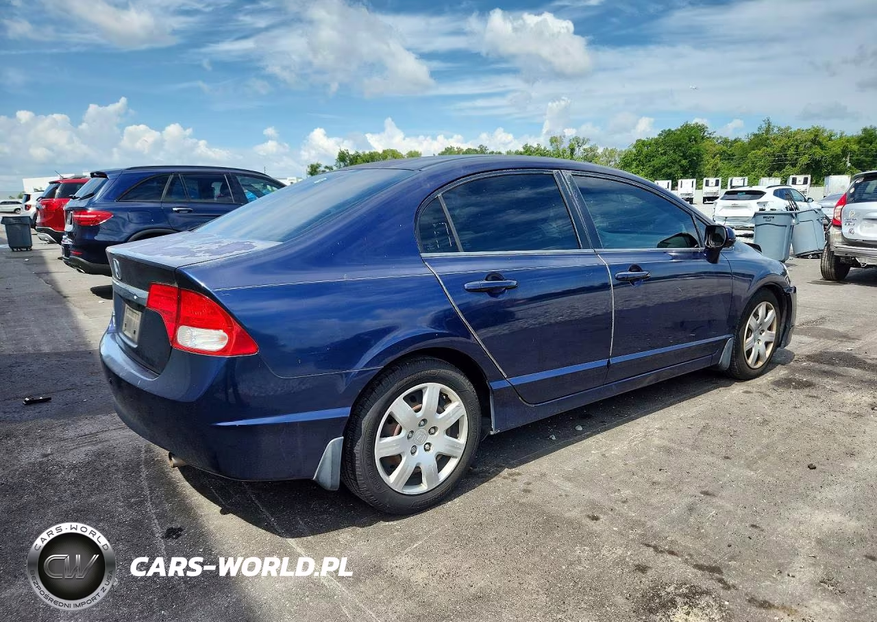 2010 Honda Civic Lx VIN:2HGFA1F57AH580054 - 3