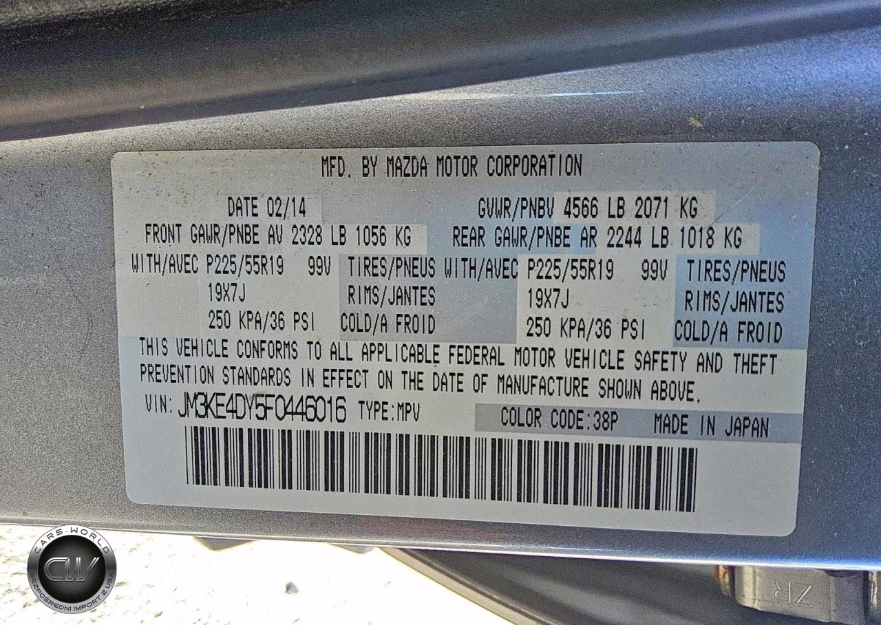 2015 Mazda Cx-5 Gt VIN:JM3KE4DY5F0446016 - 13