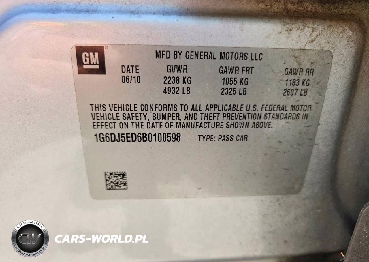 2011 Cadillac Cts Performance Collection VIN:1G6DJ5ED6B0100598 - 12