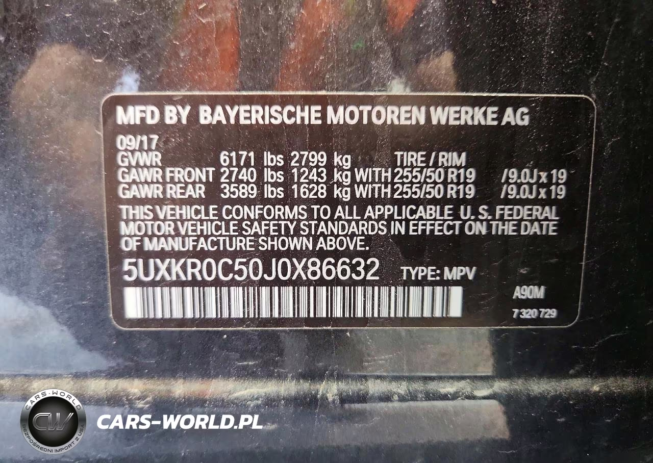 2018 BMW X5 xDrive35I VIN:5UXKR0C50J0X86632 - 13