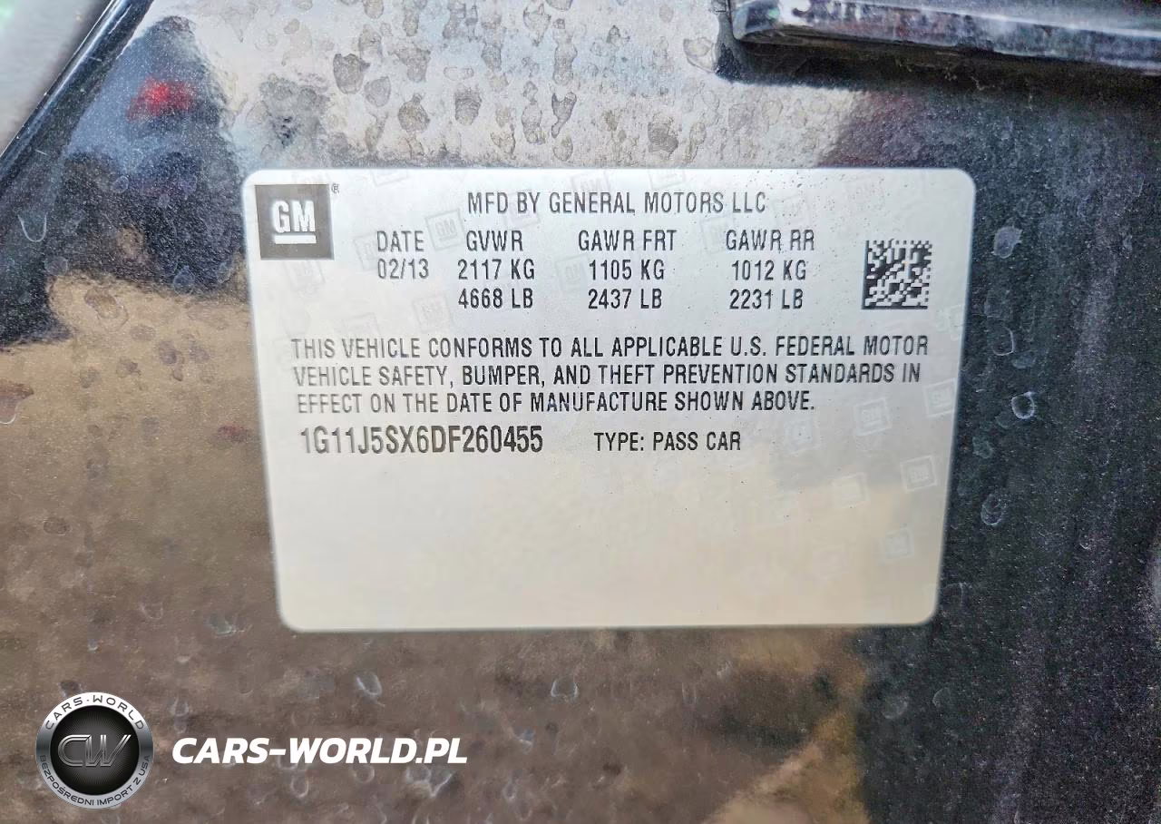 2013 Chevrolet Malibu Ltz VIN:1G11J5SX6DF260455 - 12
