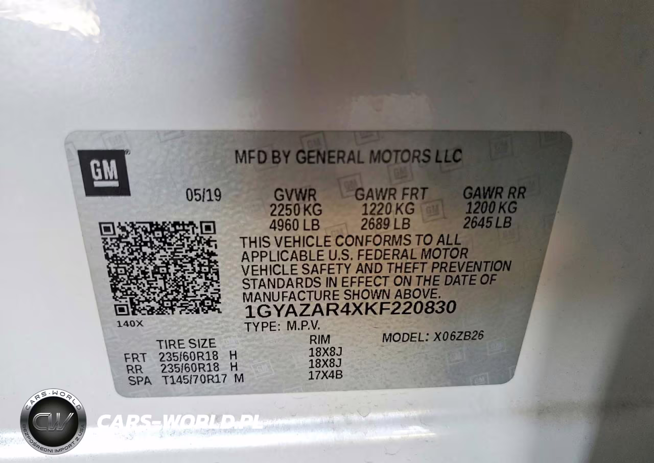 2019 Cadillac Xt4 Luxury VIN:1GYAZAR4XKF220830 - 12