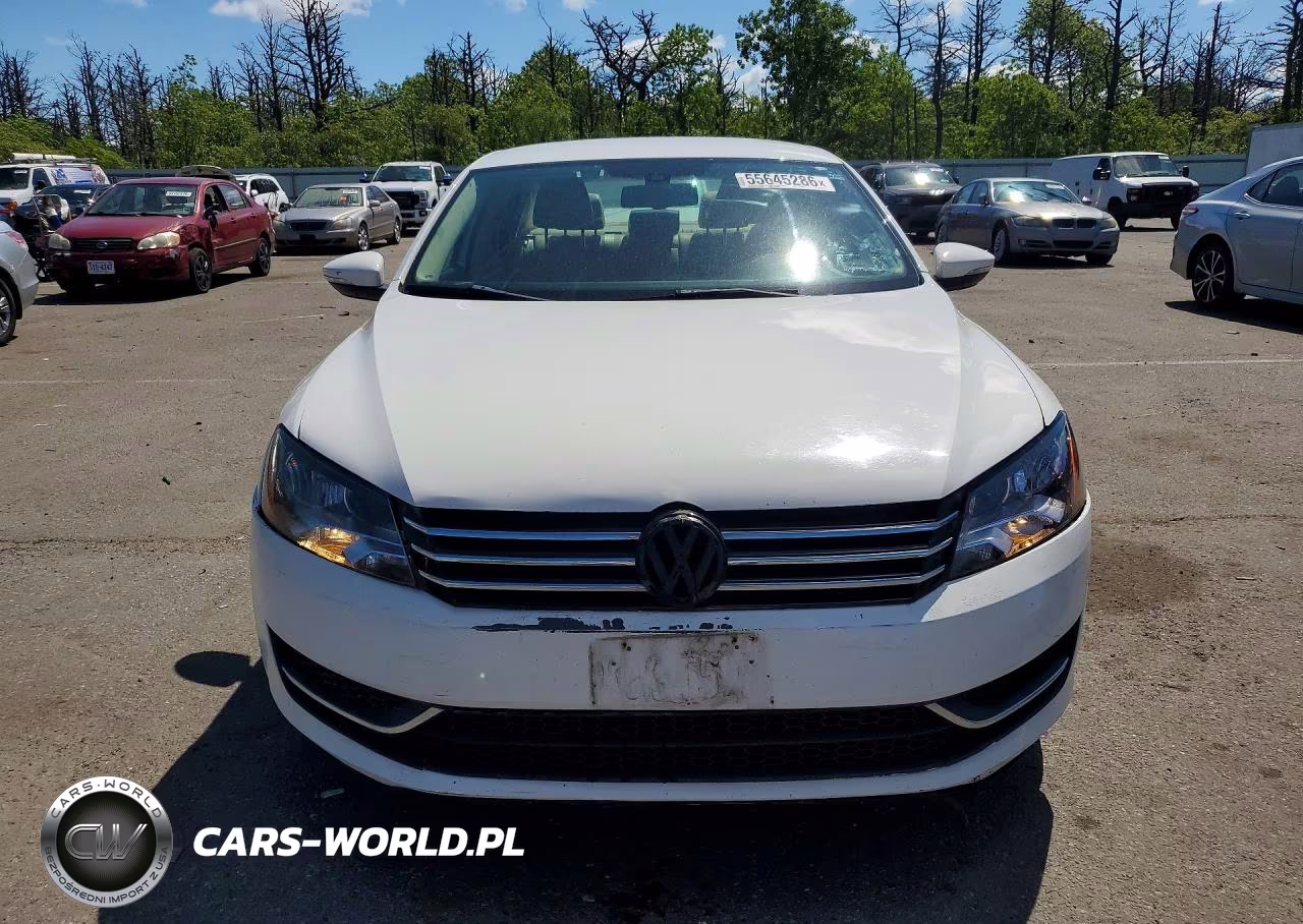 2012 Volkswagen Passat Se VIN:1VWBP7A34CC027613 - 5