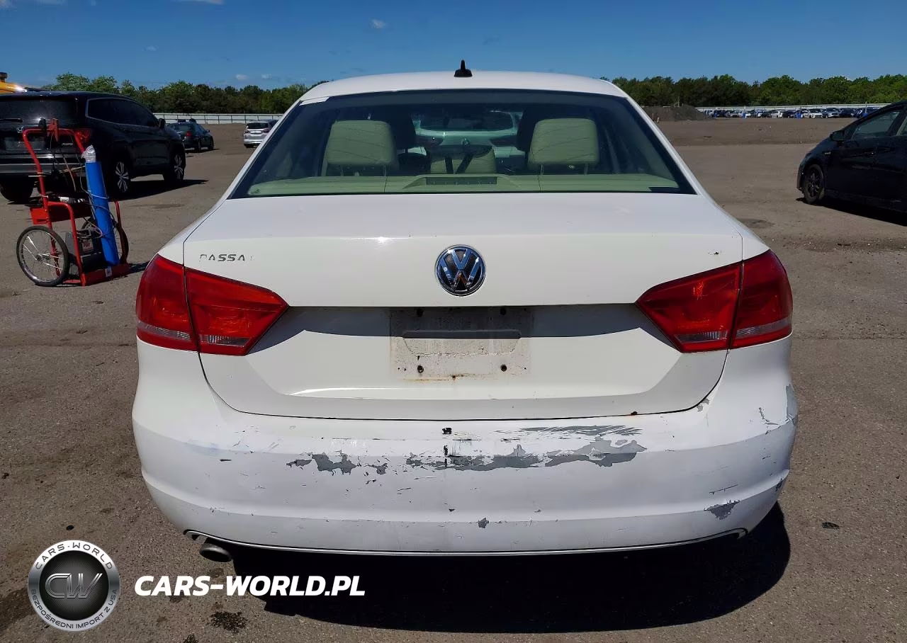 2012 Volkswagen Passat Se VIN:1VWBP7A34CC027613 - 6