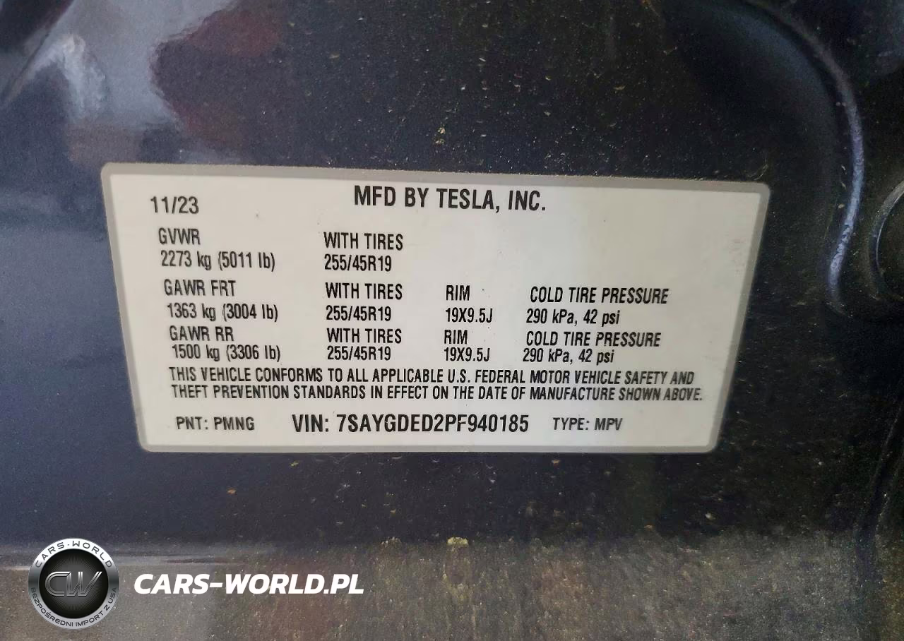 2023 Tesla Model Y VIN:7SAYGDED2PF940185 - 13
