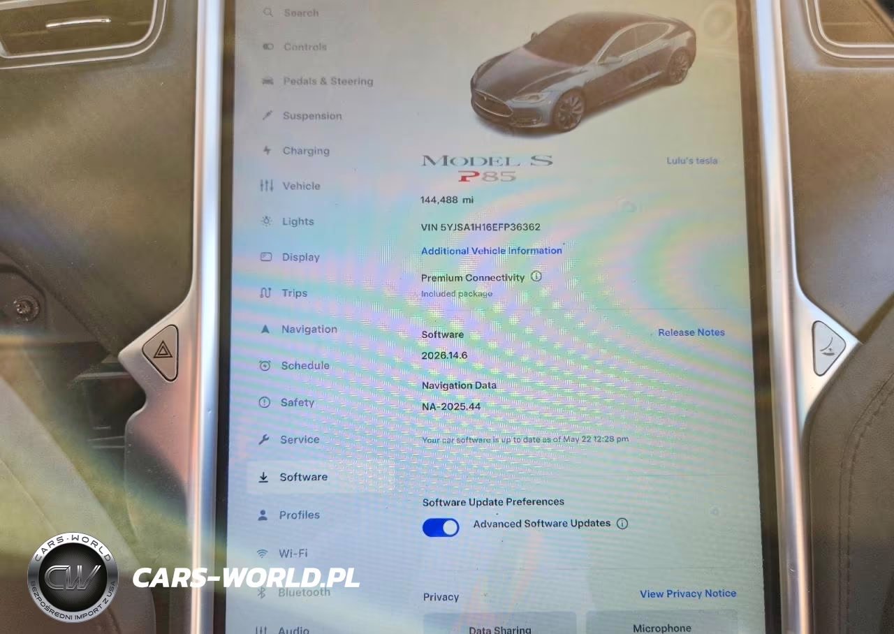 2014 Tesla Model S VIN:5YJSA1H16EFP36362 - 9