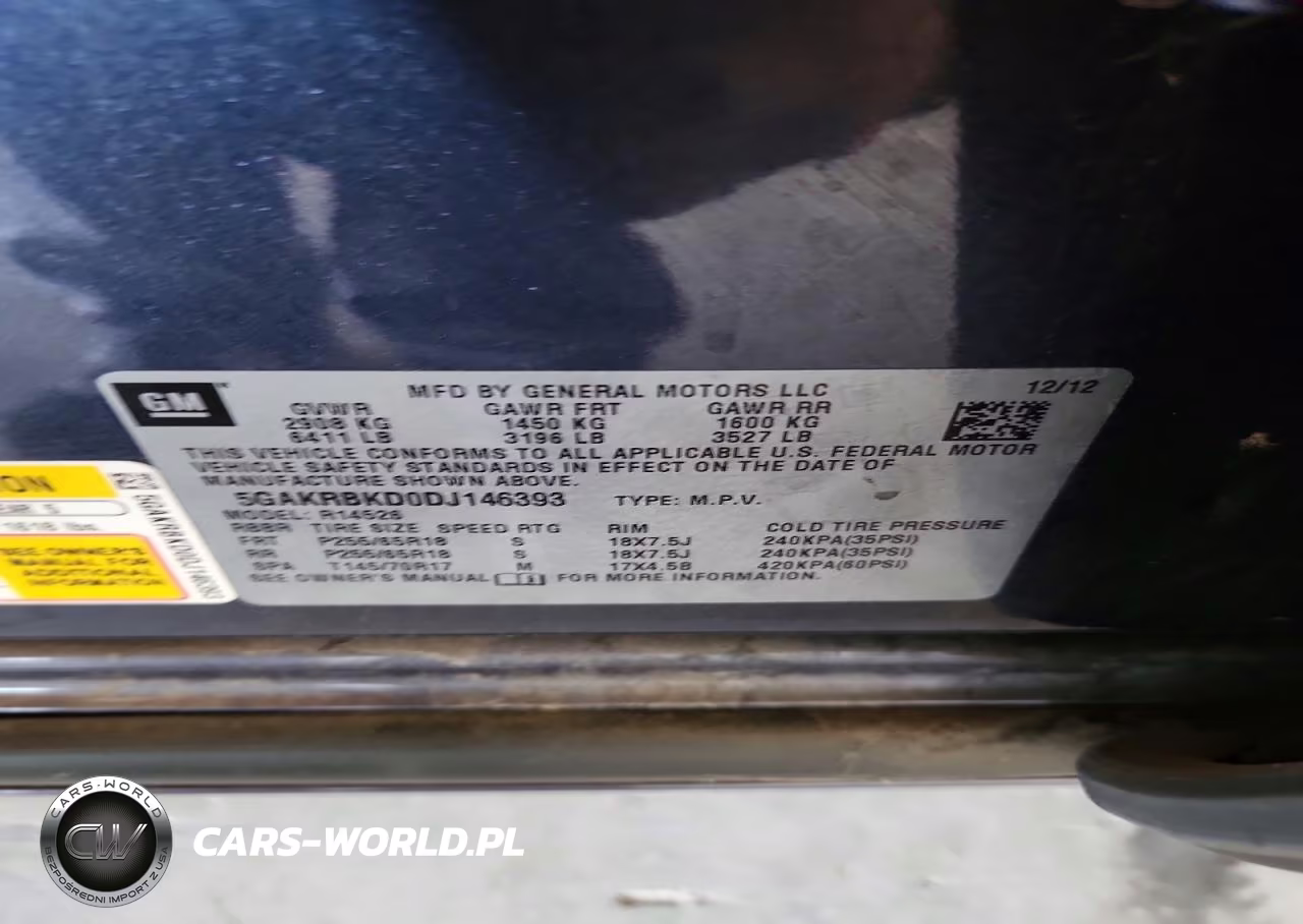 2013 Buick Enclave VIN:5GAKRBKD0DJ146393 - 13