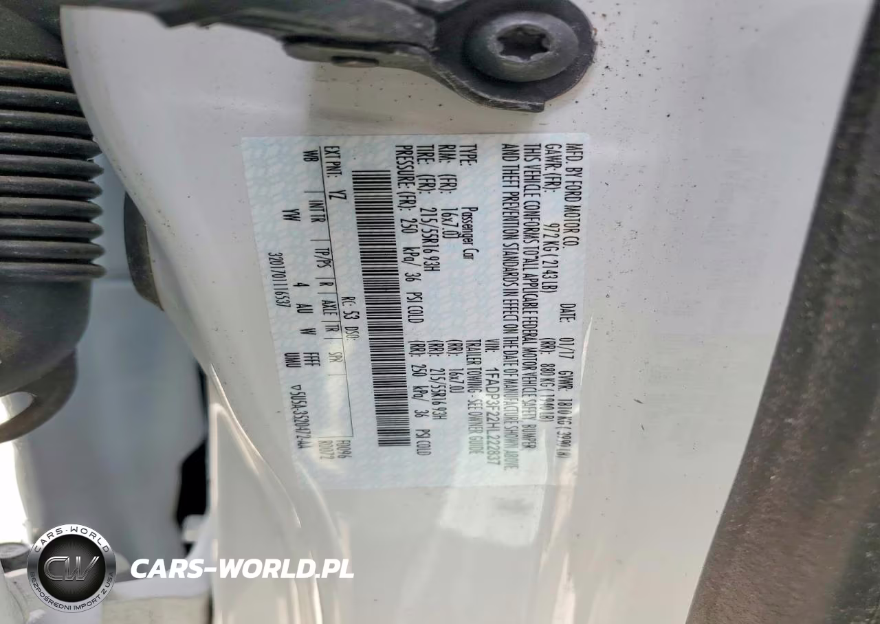 2017 Ford Focus Se VIN:1FADP3F22HL222837 - 12