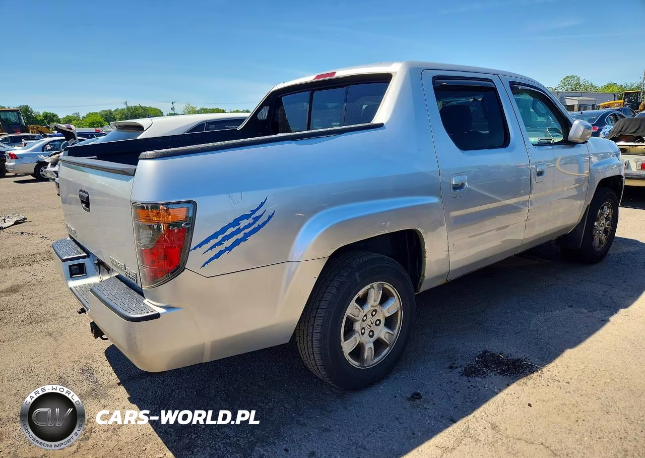 2007 Honda Ridgeline Rtl VIN:2HJYK16527H544264 - 3