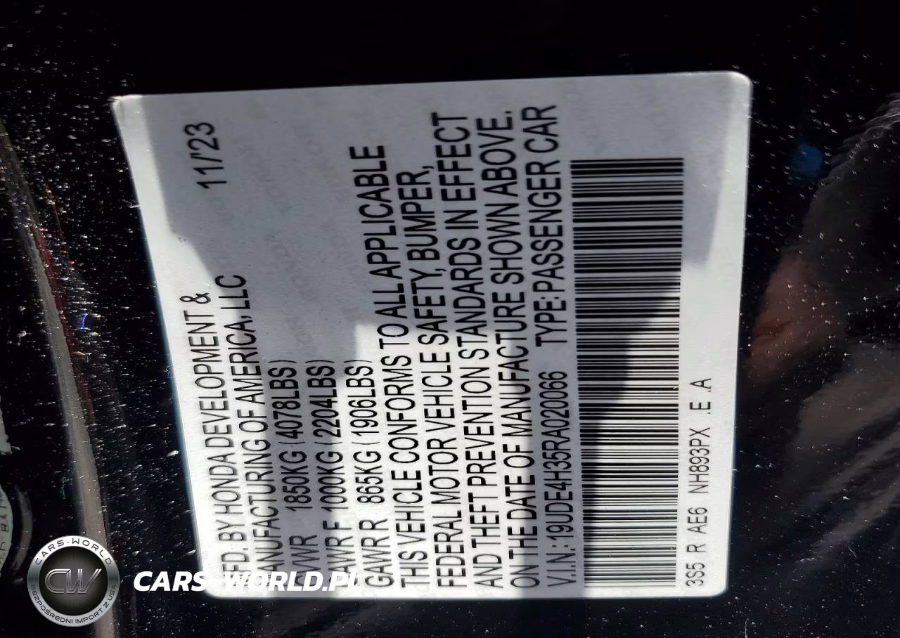 2024 Acura Integra A-Spec VIN:19UDE4H35RA020066 - 13