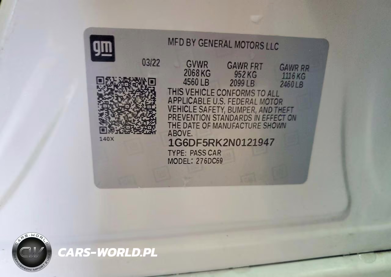 2022 Cadillac Ct4 Premium Luxury VIN:1G6DF5RK2N0121947 - 13