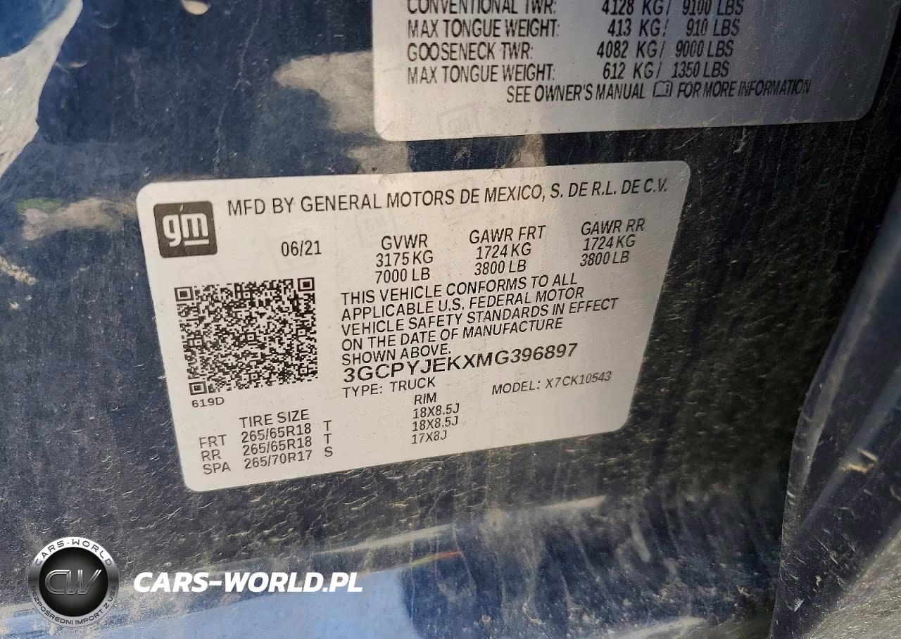 2021 Chevrolet Silverado K1500 Lt VIN:3GCPYJEKXMG396897 - 12