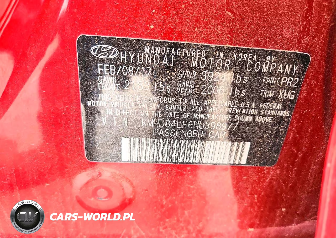 2017 Hyundai Elantra Se VIN:KMHD84LF6HU398977 - 12