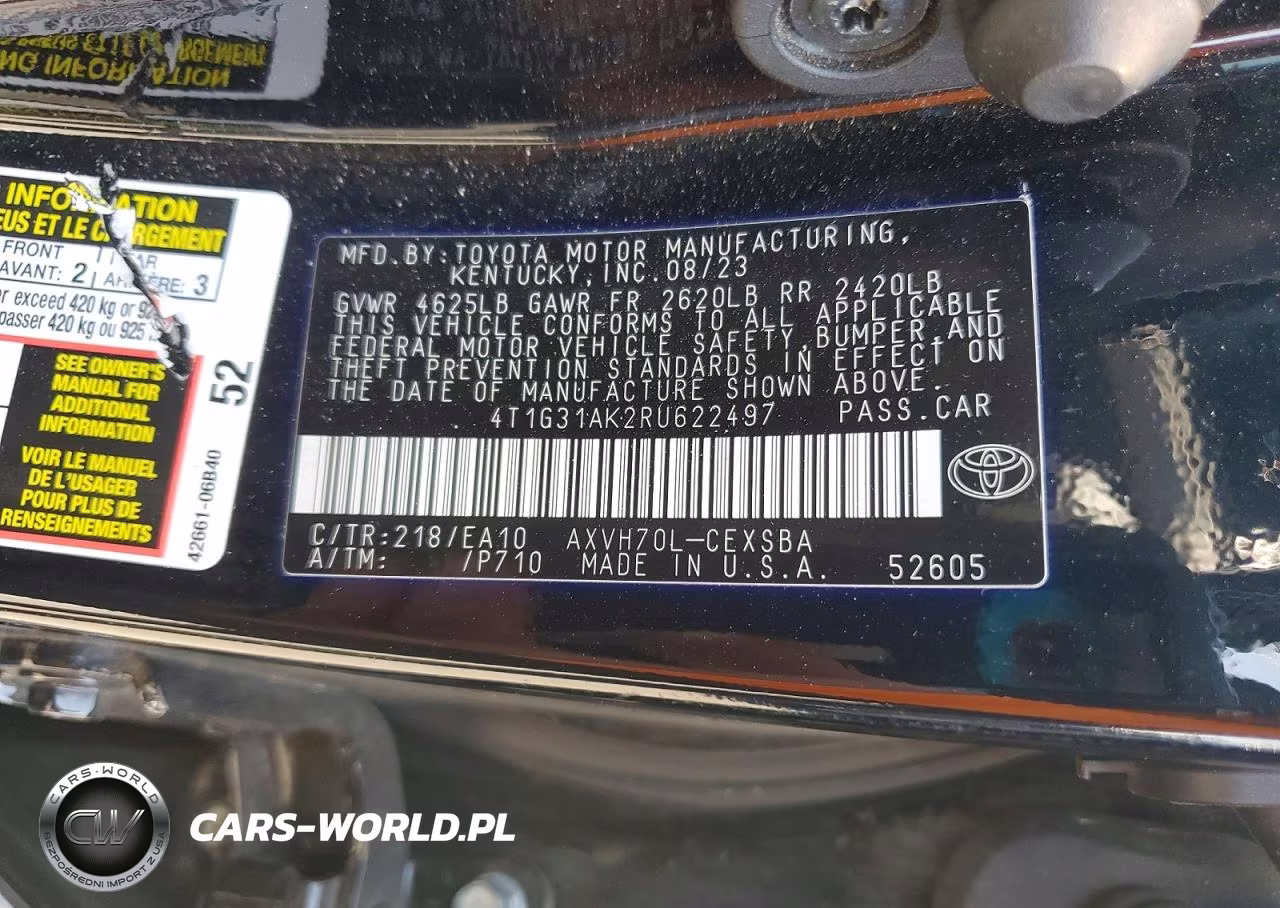 2024 Toyota Camry Hybrid Se VIN:4T1G31AK2RU622497 - 12