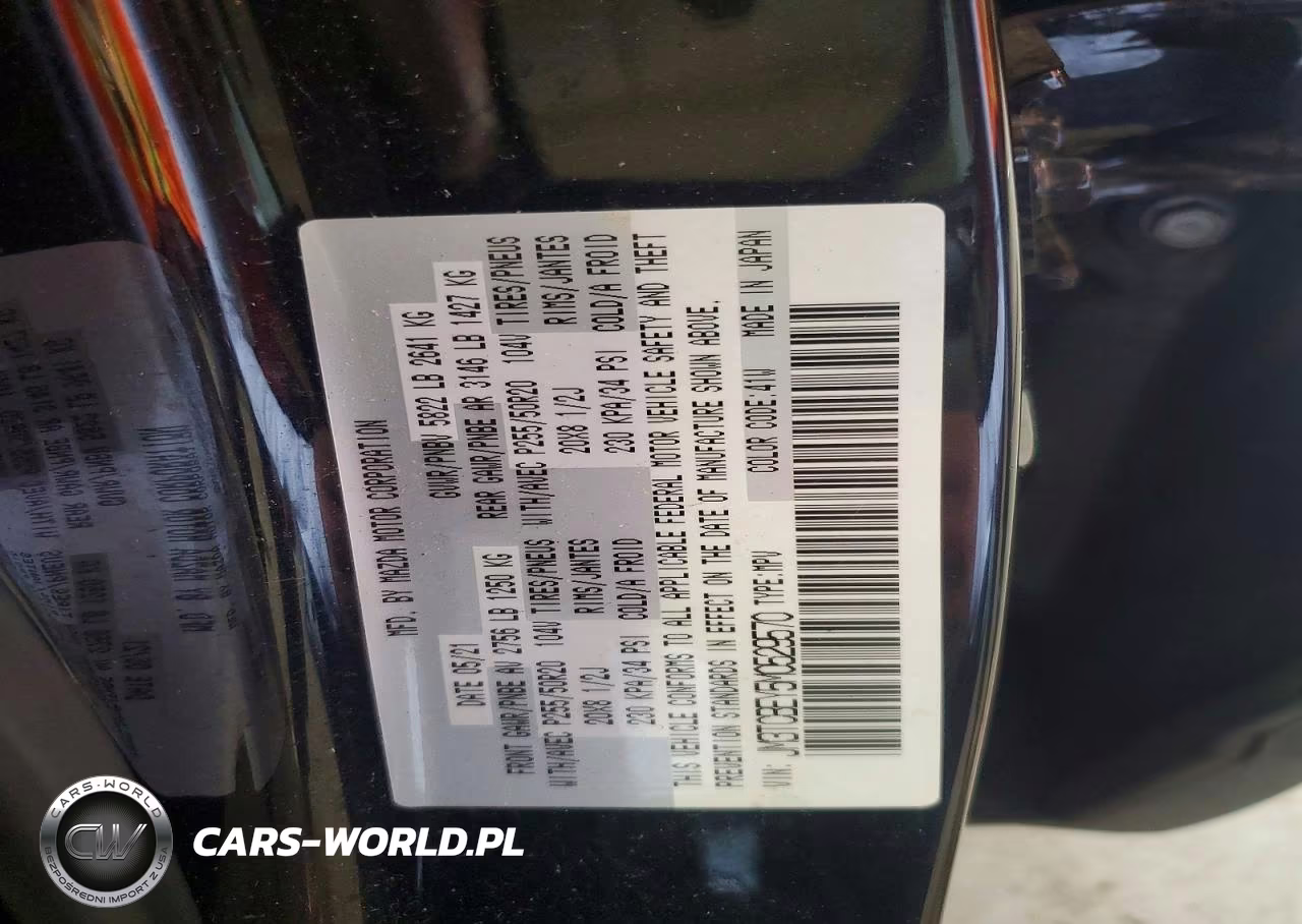 2021 Mazda Cx-9 Signature VIN:JM3TCBEY5M0529570 - 13