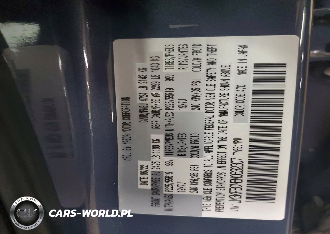 2022 Mazda Cx-5 Preferred VIN:JM3KFBCM6N0632307 - 13