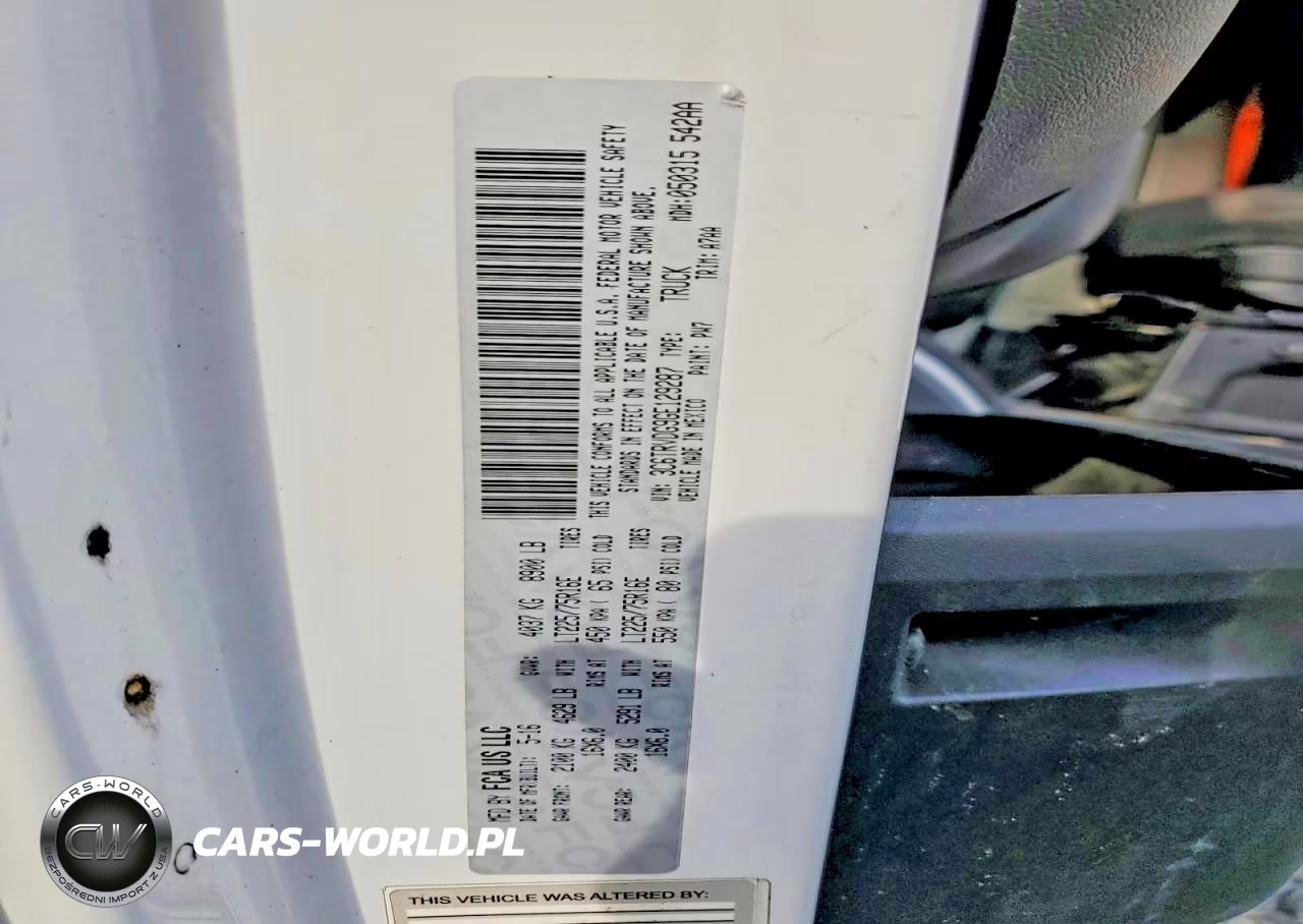 2016 Ram Promaster 2500 Delivery Van VIN:3C6TRVDG9GE129287 - 13